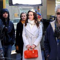 Leighton Meester dressed a winter jacket on the set of 'Gossip Girl' | Picture 112648